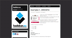 Desktop Screenshot of hadoken.eu